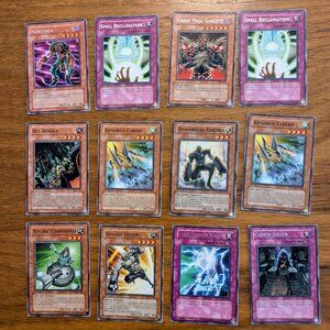 Vintage Yu-Gi-Oh! Monster & Trap Lot (12 Cards) – Rare Effects & Tech YuGiOh